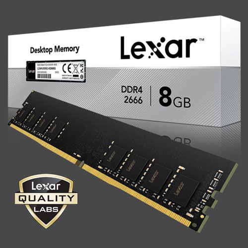 Lexar Desktop Memory 8GB DDR4 2666V20個
